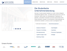 Tablet Screenshot of junior-comtec.de